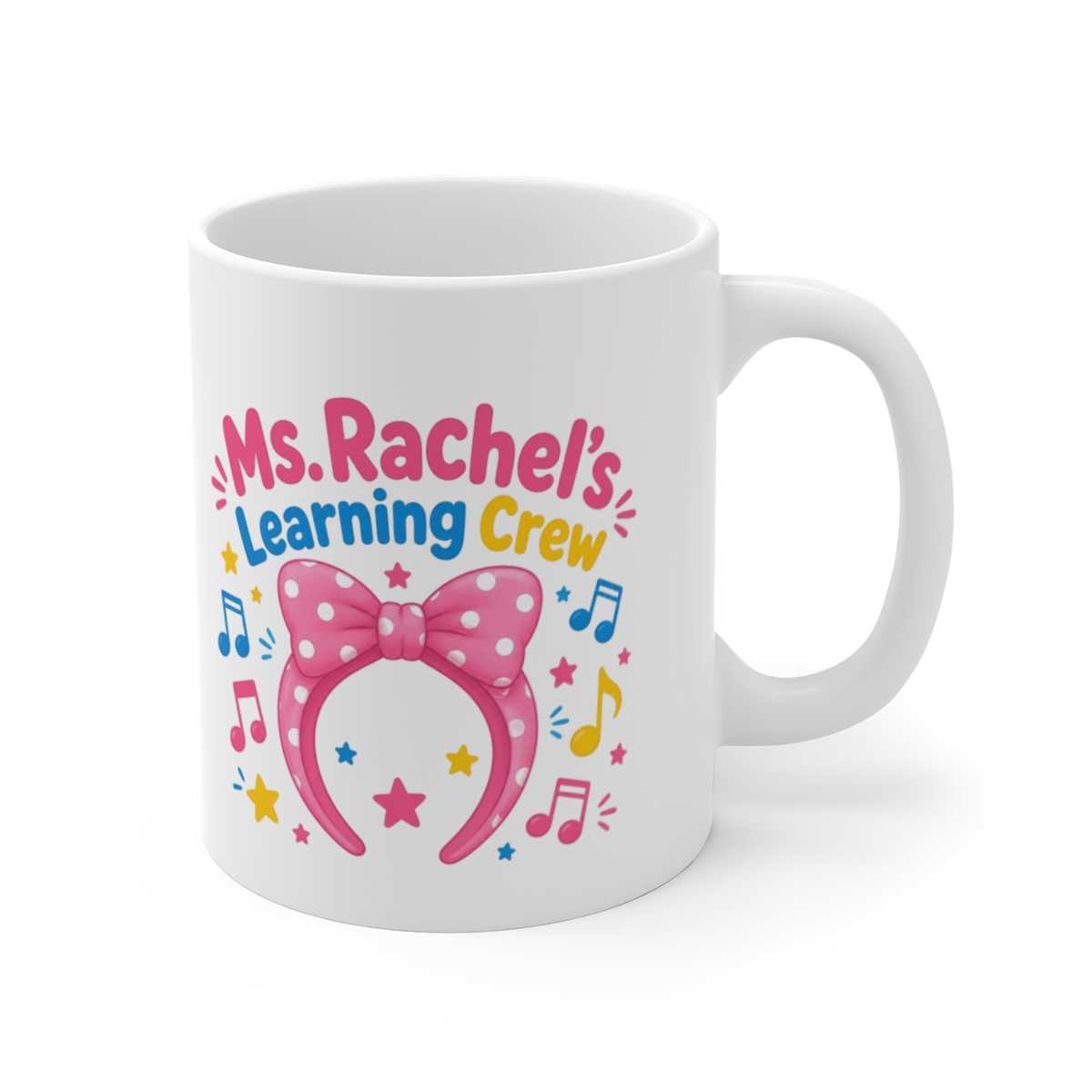 Ms. Rachel "Songs for Littles." White Mug - Ms. Rachel official Mugs & Drinkware merch