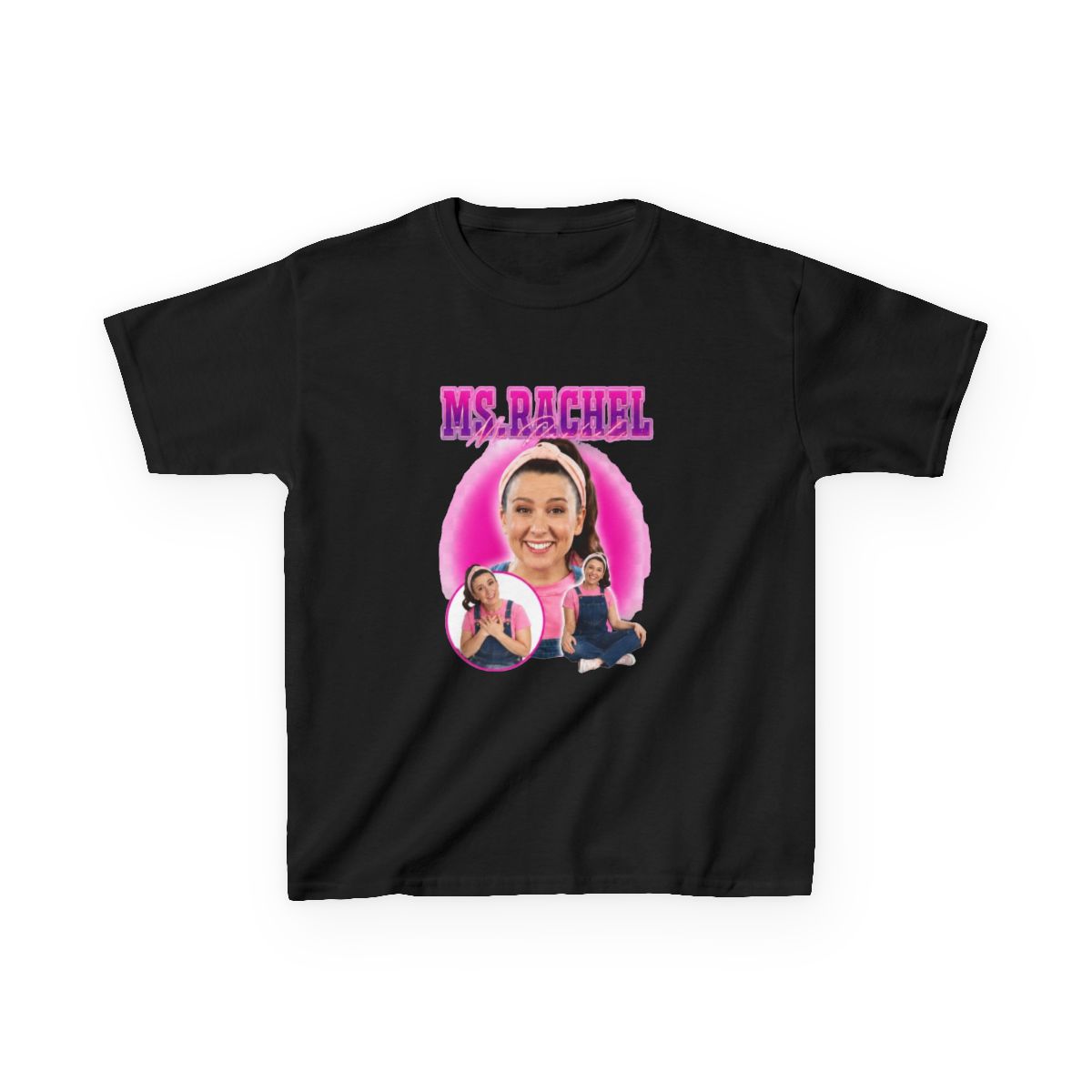 Ms. Rachel Pretty in Pink Kids T-Shirt - alternate angle 5, merchandise