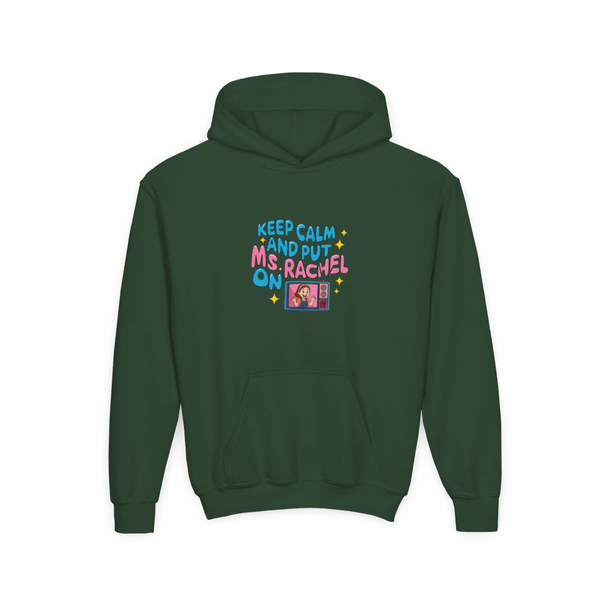 Keep calm and put Ms. Rachel on II Kids Hoodie - alternate angle 2, merchandise