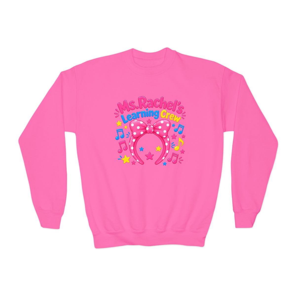 Ms. Rachel "Songs for Littles." Kids Crewneck - alternate angle 4, merchandise