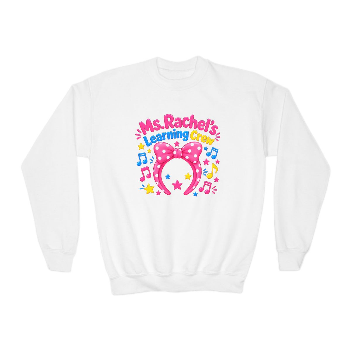 Ms. Rachel "Songs for Littles." Kids Crewneck - alternate angle 3, merchandise