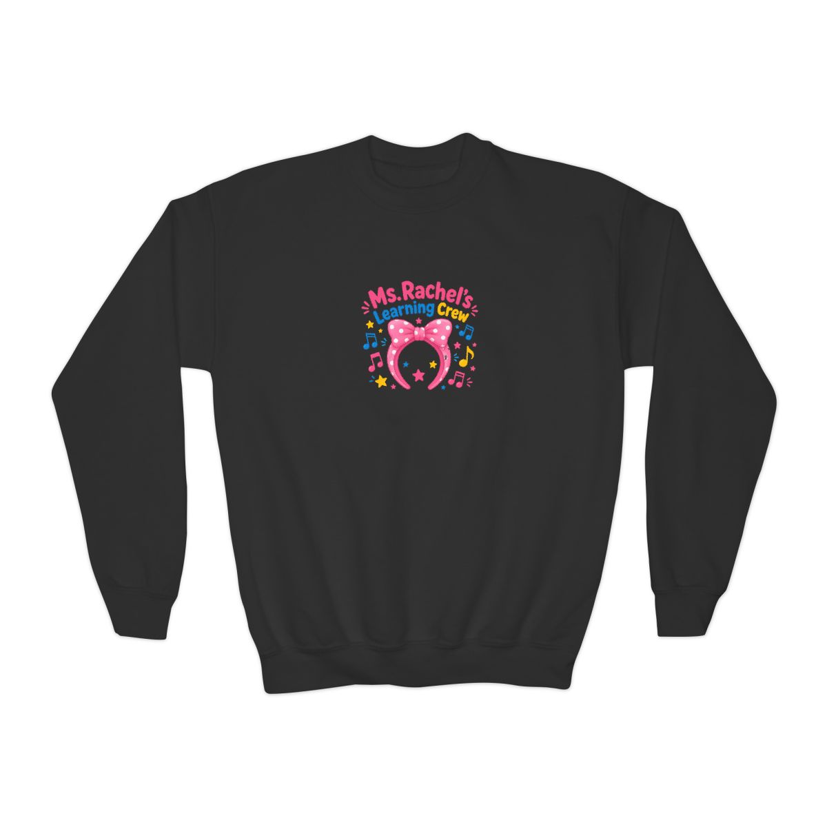 Ms. Rachel "Songs for Littles." Kids Crewneck - Ms. Rachel official Sweatshirts merch